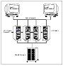 Example of a four-node VCS cluster
