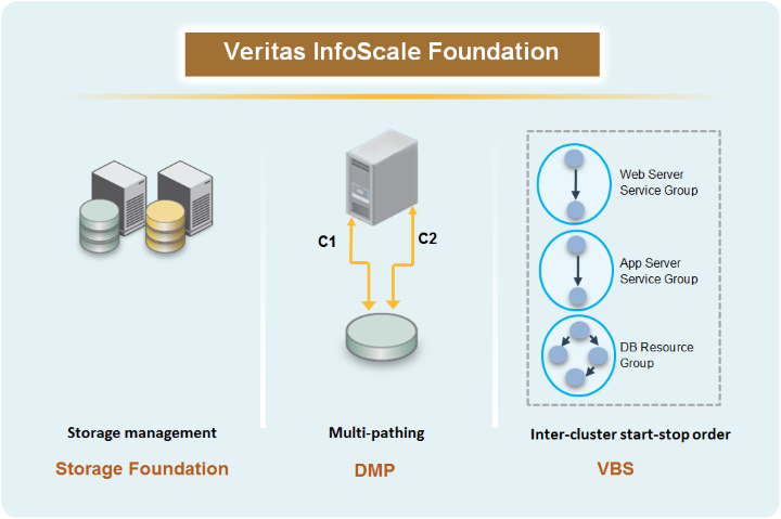 Veritas INFOSCALE Volumes. Web Media Foundation components что это. Veritas software.