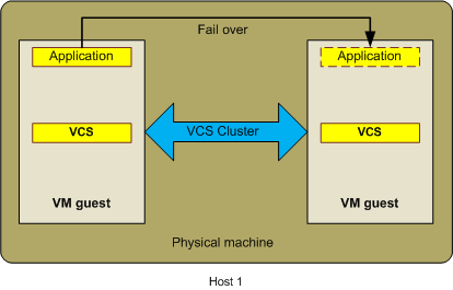 VCS cluster across VM guests on the same physical machine